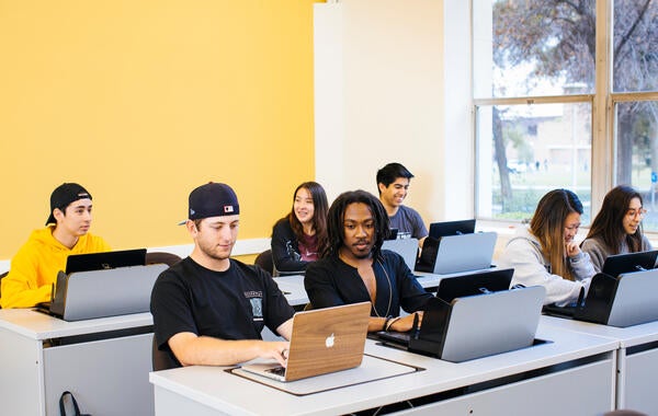 UCR Classroom with Students
